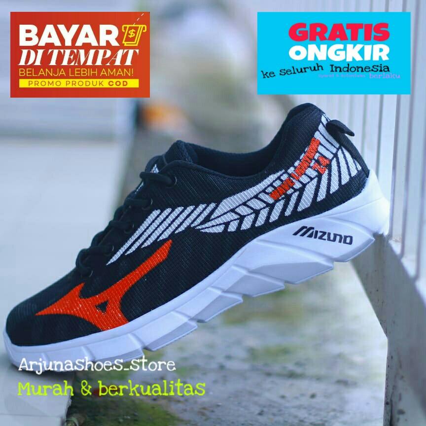 sepatu pria mizuno terbaru runing joging kerja