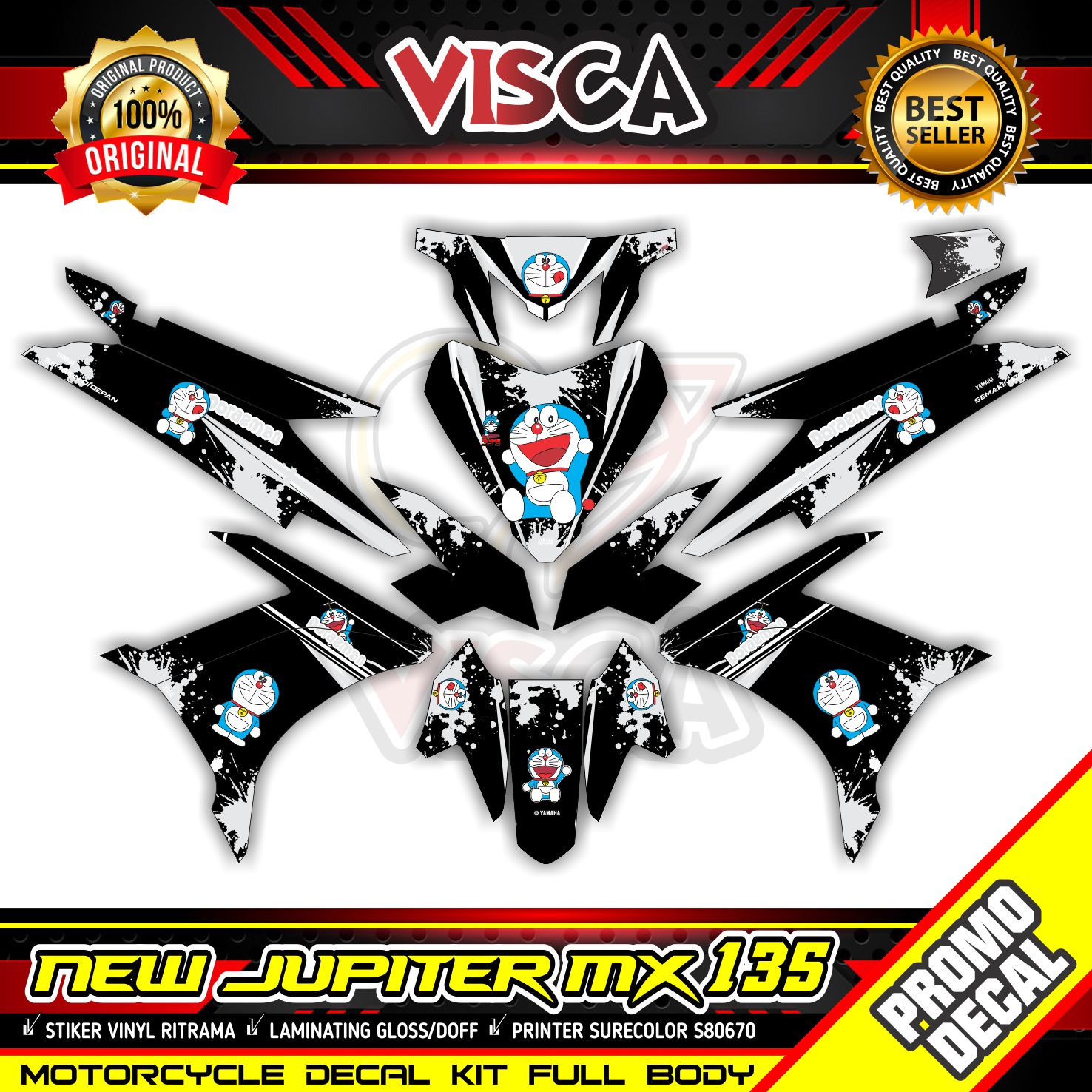 Stiker Jupiter Mx 135 New Full Body Decal Jupiter Mx 135 New Full Body