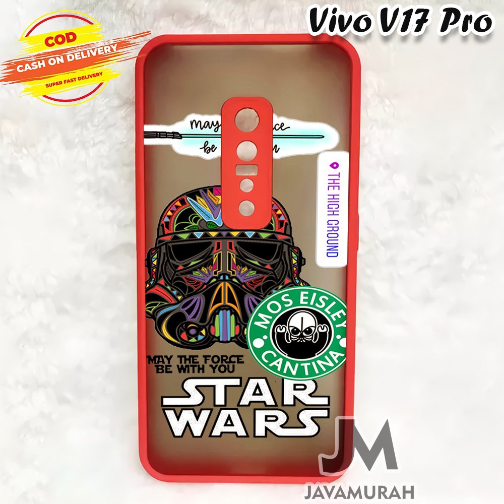 Case Vivo V Pro Case Dove Matte Transparan Slim Fuze Macaron