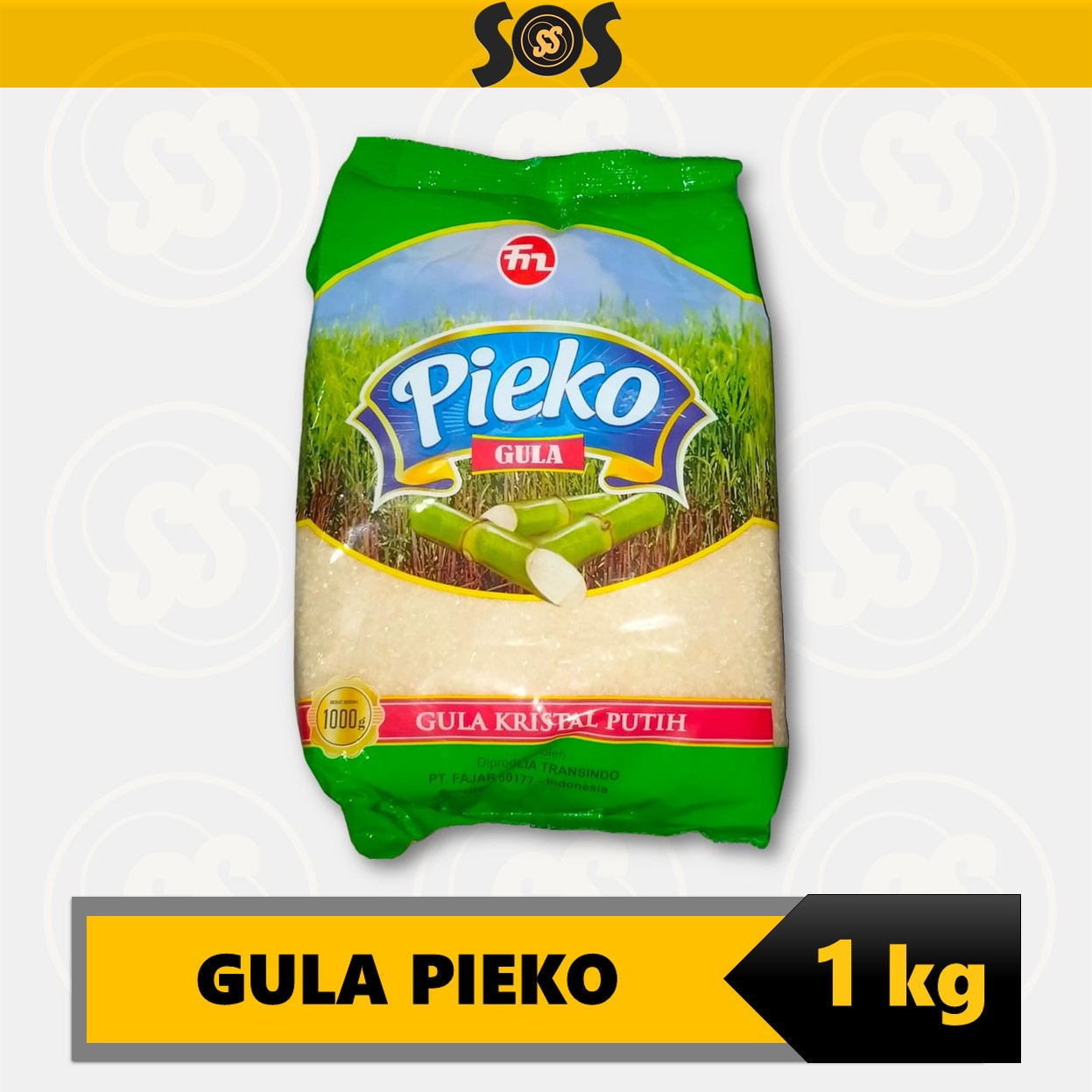 Gula Pasir Premium Pieko 1 Kg Pieko Gula Kristal Putih 1 Kg Gula Pasir