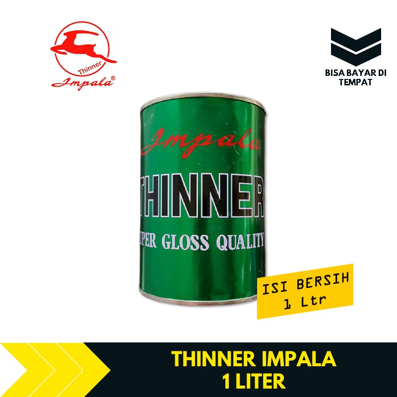 Tiner Thinner Impala Campuran Pengencer Cat Kaleng 1 Liter TBMS39