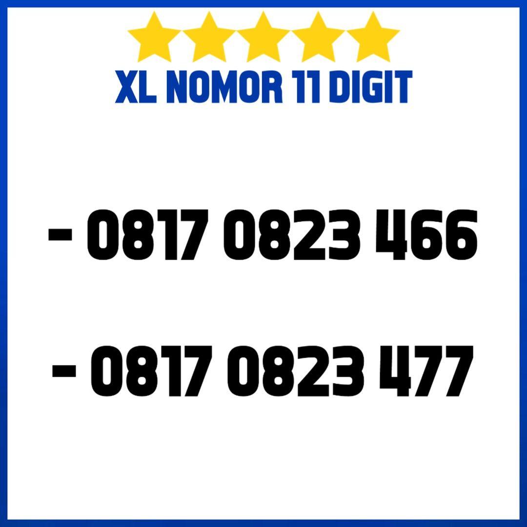 XL Kartu Perdana Nocan Nomor Cantik