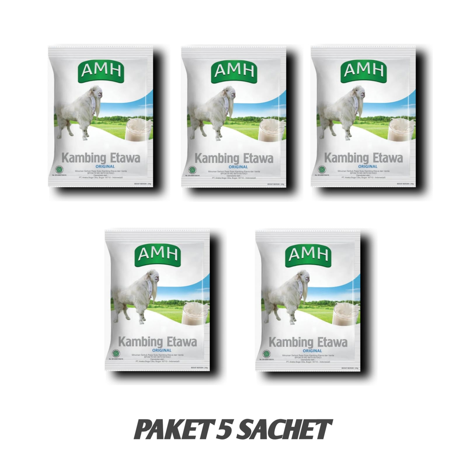 Bisa Ecer Persachet Susu Kambing Etawa Jahe Amh Asli Amh Full Cream