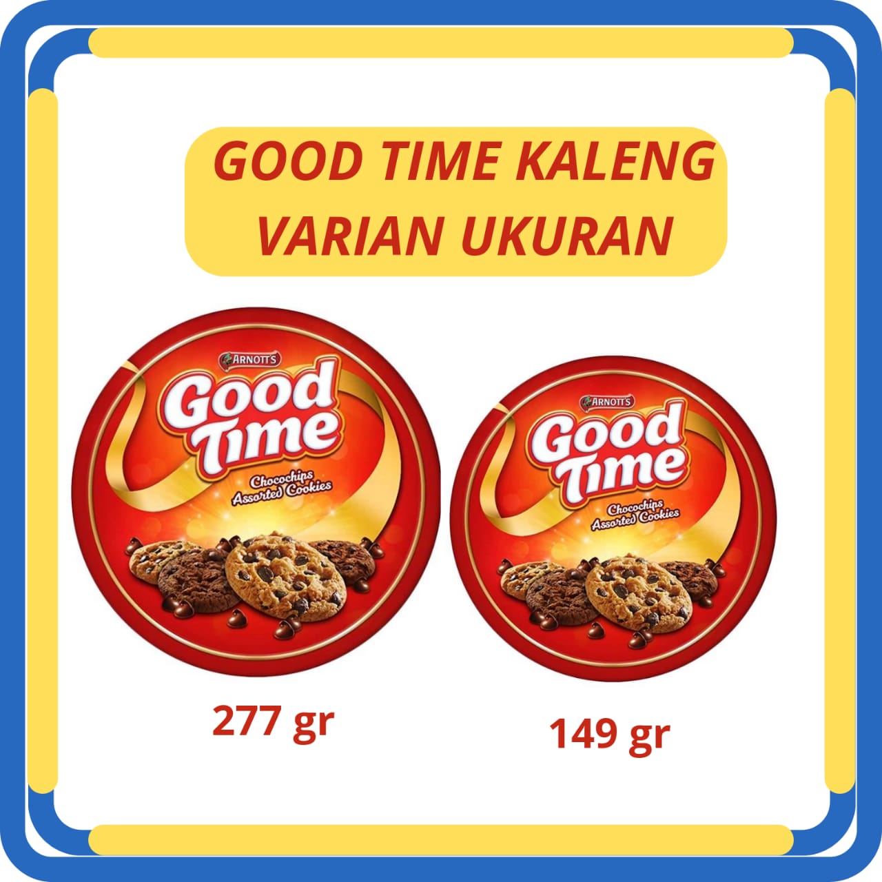 Good Time Kaleng Double Choco Berbagai Ukuran 149gr 277gr Lazada