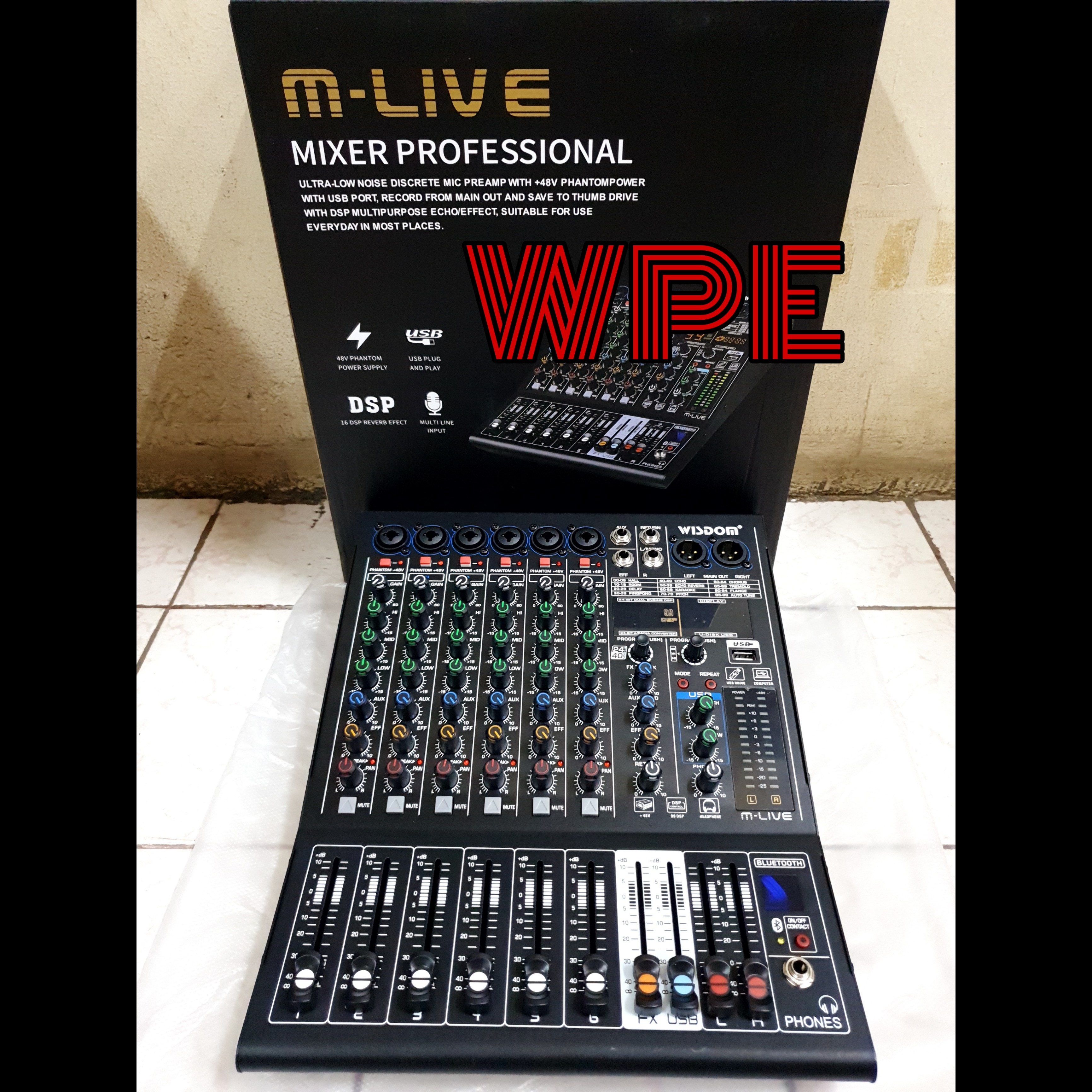 Mixer Audio Wisdom Mlive Mlive M Live Channel Original Lazada