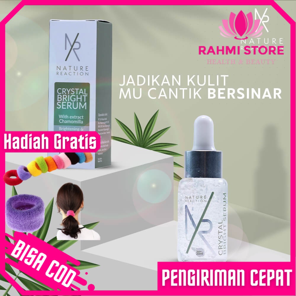 Serum Nature Reaction Serum Whitening Vit C Hr Glow Serum Wajah