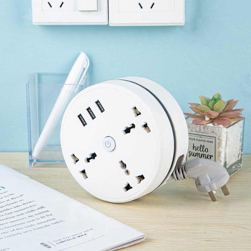 Colokan Listrik Usb Smart Power Strip Steker Listrik Aesthetic Stop