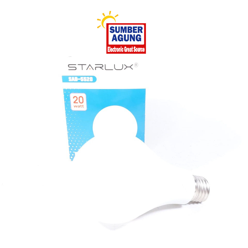 Starlux Lampu Led Eco Series Bulat Besar W Watt Watt Sab