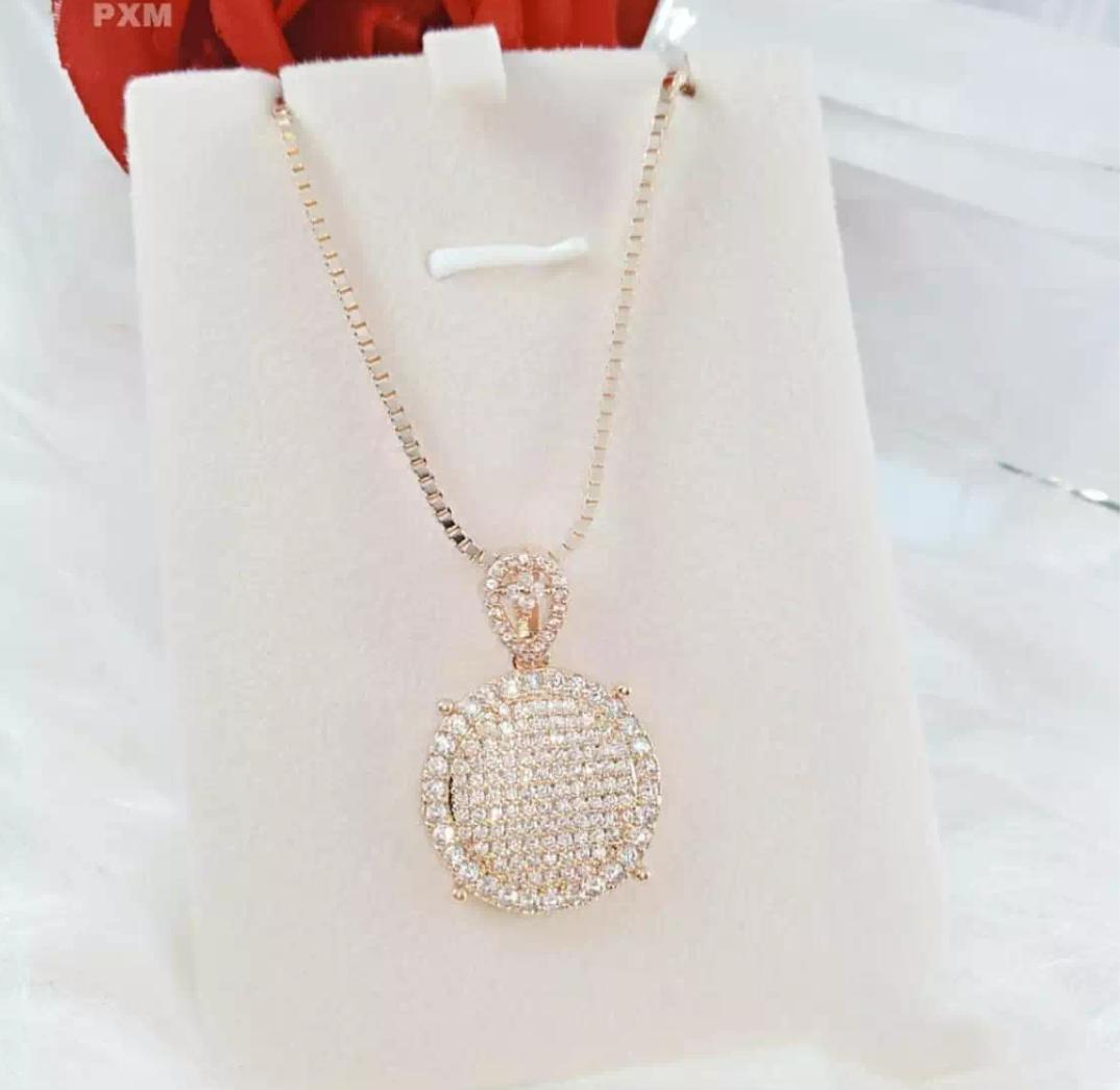 Set Perhiasan Kalung Liontin Mewah Xuping