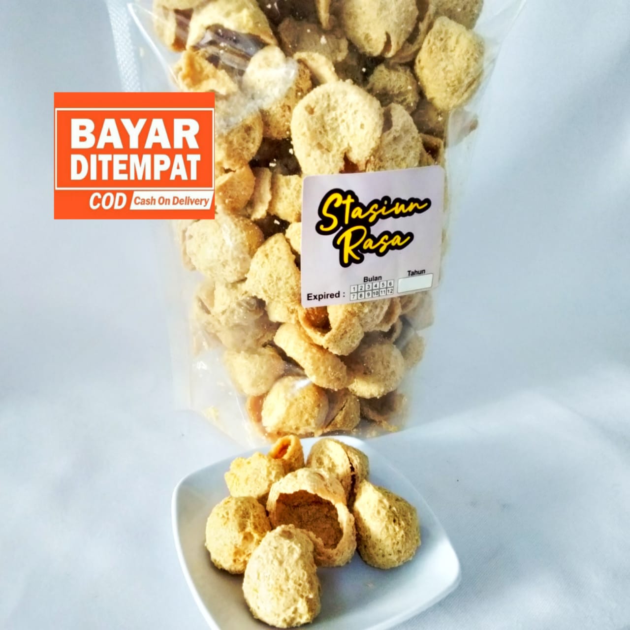 Kerupuk Tahu Kering Renyah Gr Snack Kiloan Camilan Enak Murah