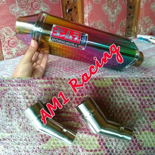 KNALPOT YOSHIMURA USA PELANGI NINJA 250FI/FI/250 KARBU/RR MONO/SLIP ON