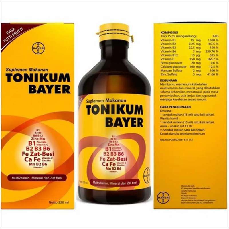 Tonikum Bayer Ml Suplemen Makanan Dan Multivitamin Lazada Indonesia