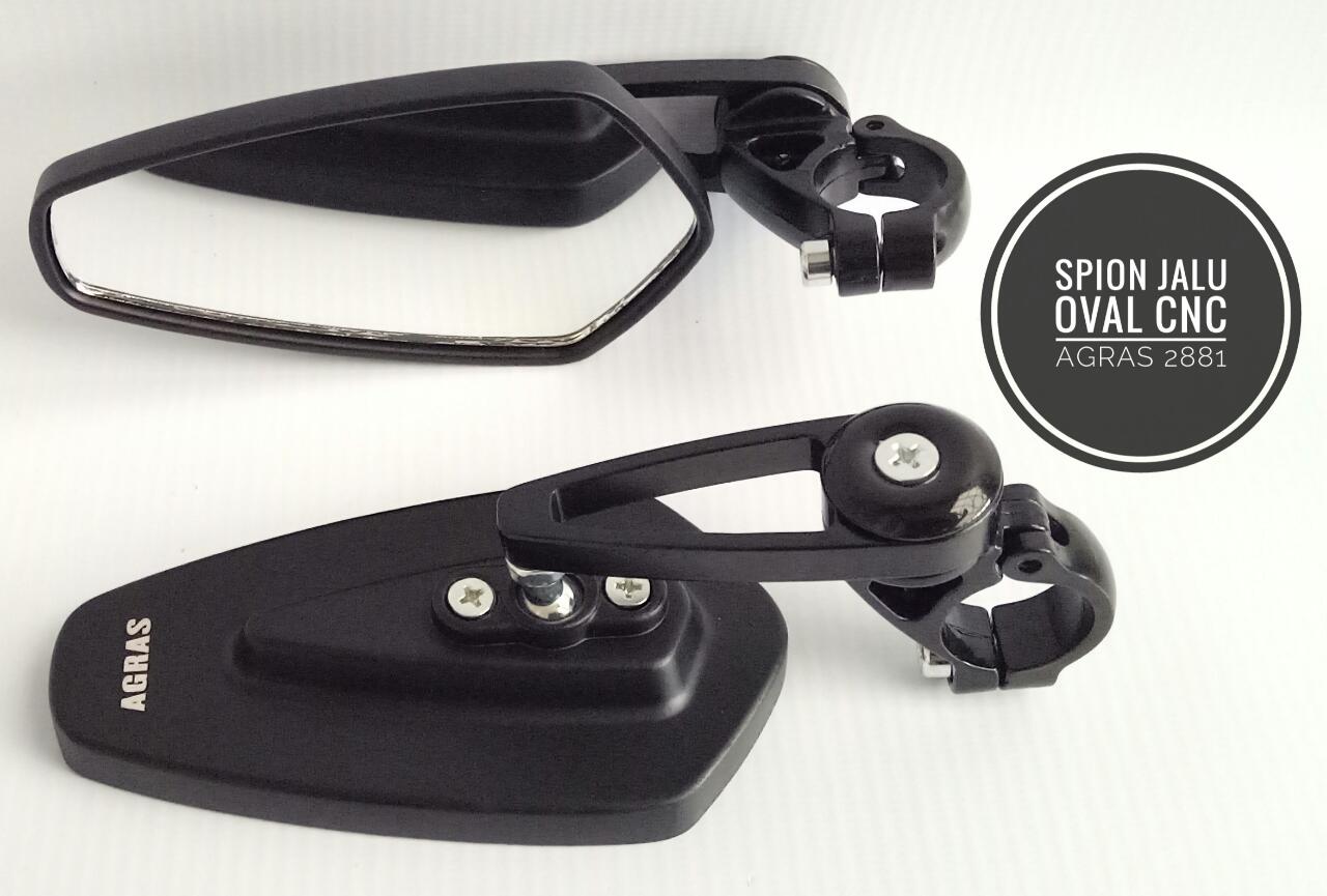 SPION JALU BAR END OVAL COPY CAFE RACER VESPA SCOOPY NMAX AEROX VARIO