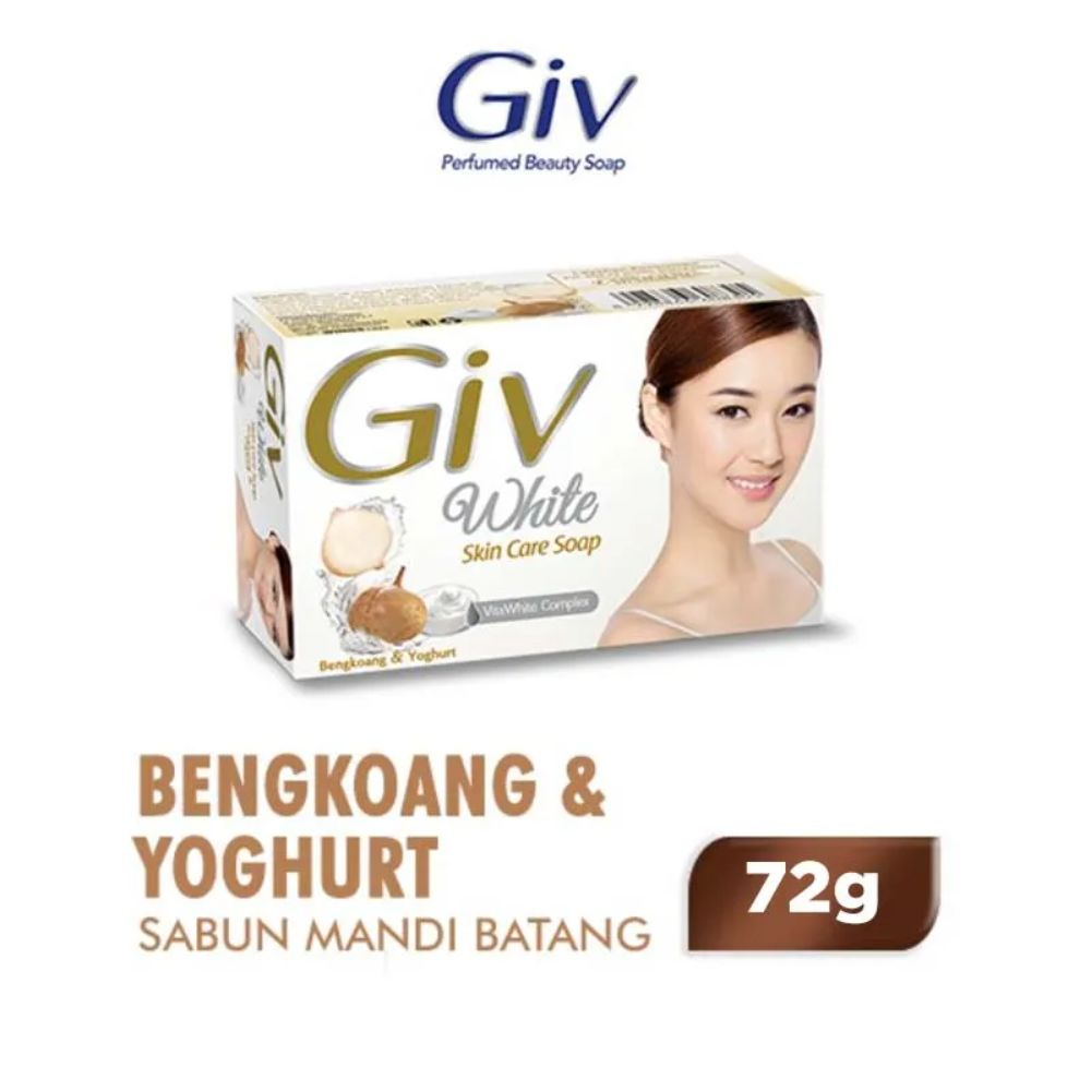 Giv White Bar Soap Bengkoang 72 76G Lazada Indonesia