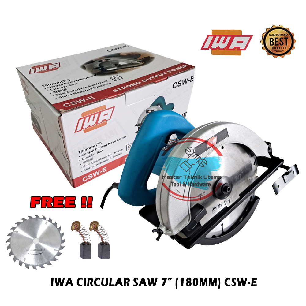 IWA CSW E 7 Mesin Circular Saw 7 Inch Gergaji Sirkel Kayu Listrik