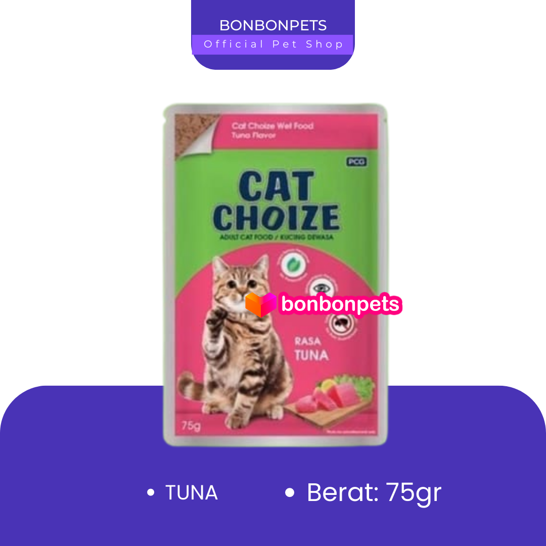 Cat Choize Adult Tuna Makanan Kucing Basah Gr Cat Wet Food Pouch