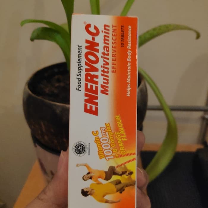 Enervon C Effervescent Vitamin C 1000 Mg Vitamin B Complex Isi 10