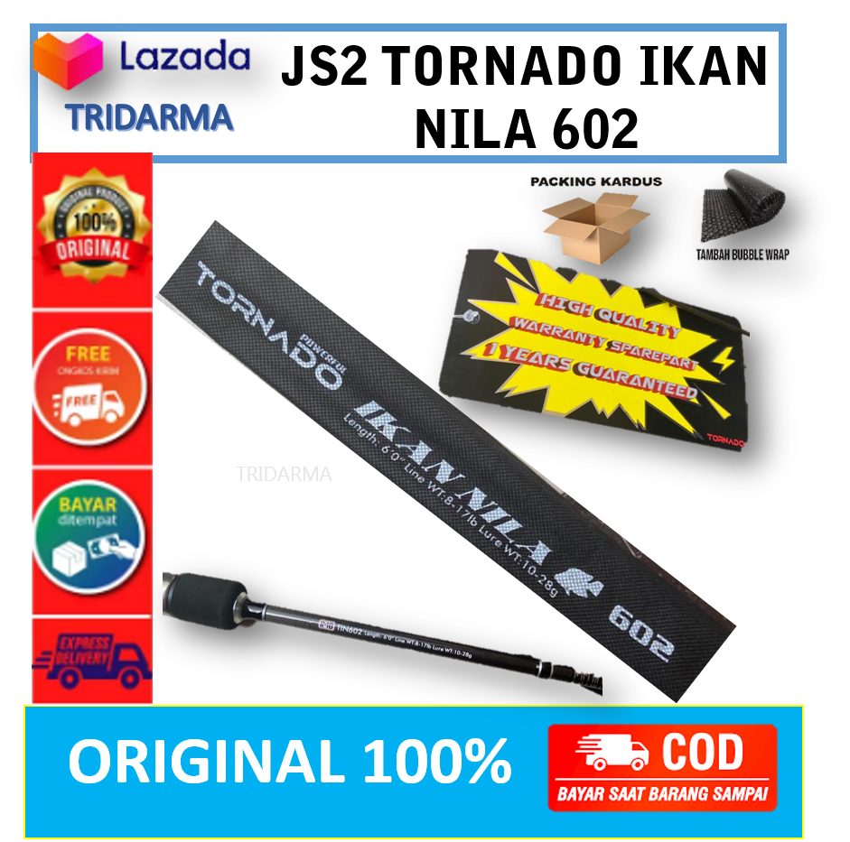 Darma Joran Tornado Ikan Nila 602 Lazada Indonesia