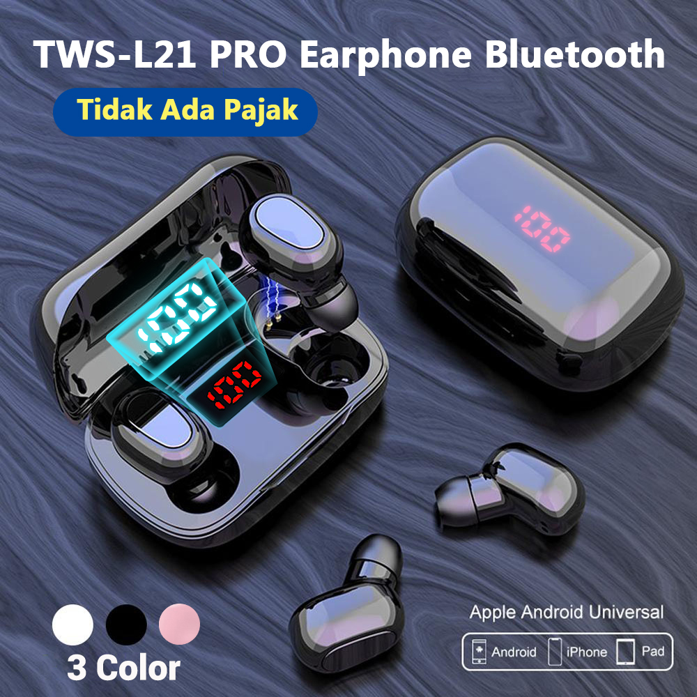 L21 Pro Headset Bluetooth Bluetooth earphone Wireless Earbuds 5.0 TWS Headsets Dual Earbuds Bass Sound For Huawei Xiaomi Iphone Samsung Mobile Phone L21 Pro Headset Bluetooth Bluetooth earphone Wireless Earbuds 5.0 TWS Headsets Dual Earbuds Bass Sound For Huawei Xiaomi Iphone Samsung Mobile Phone