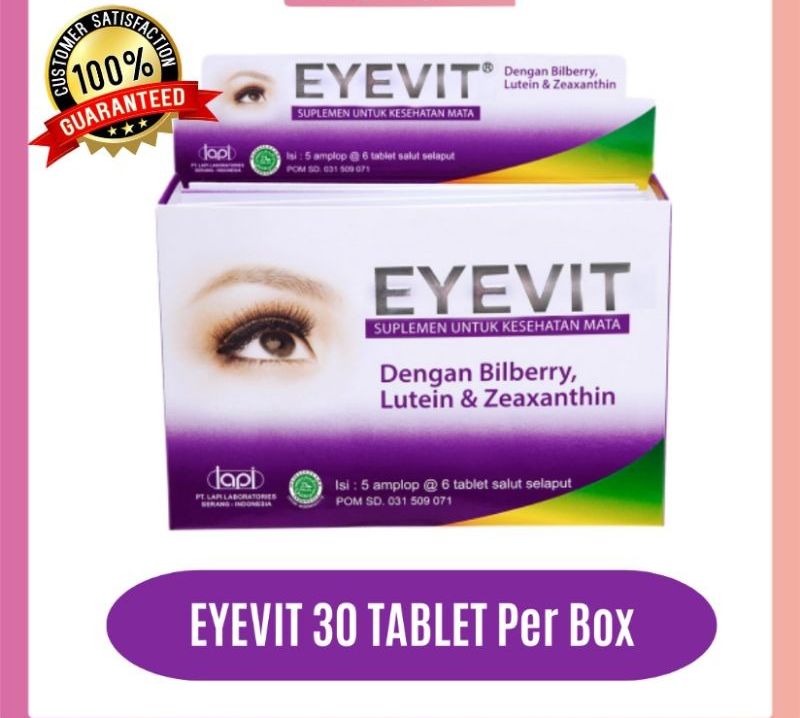 Eyevit Tablet Isi Tablet Vitamin Mata Dewasa Lazada Indonesia