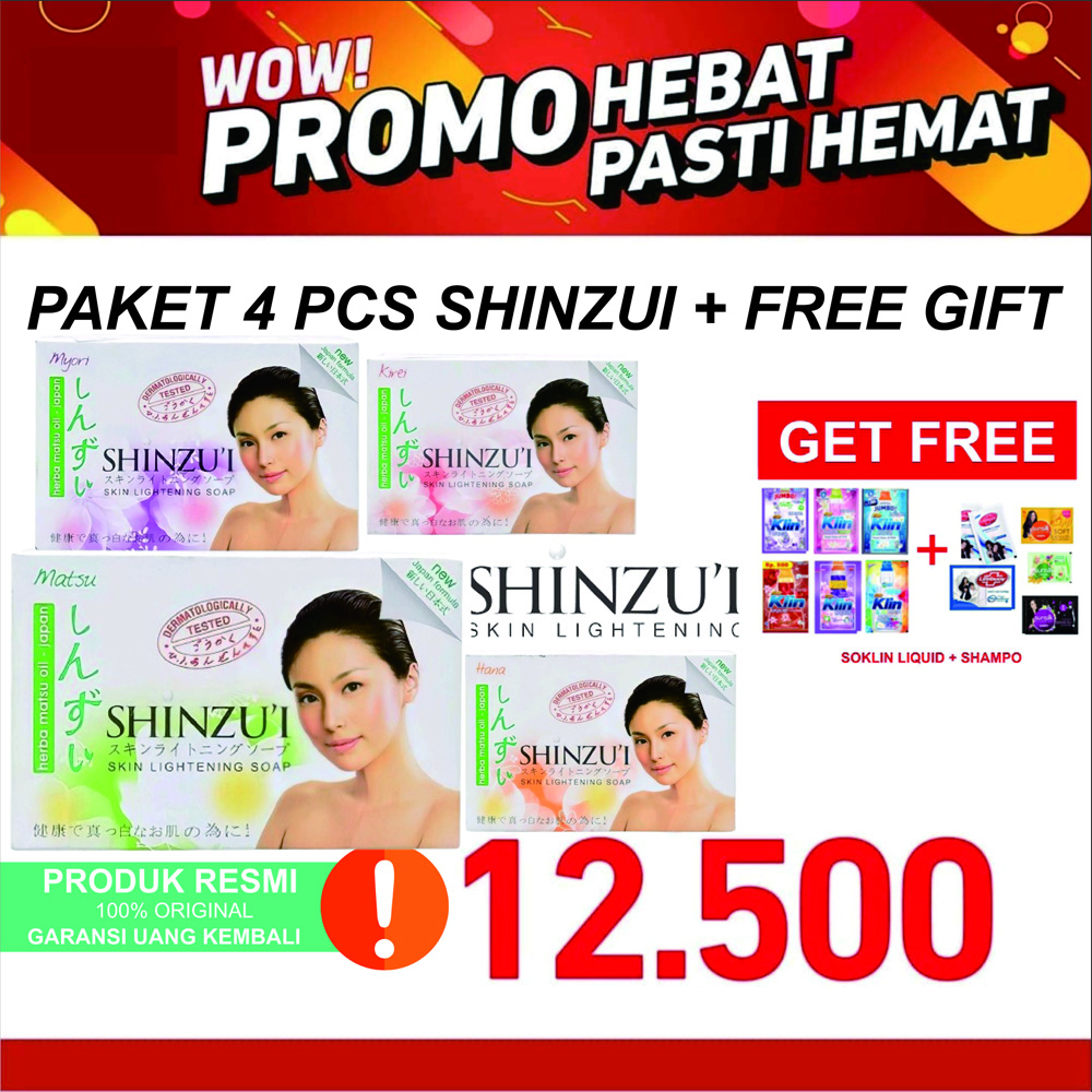 Bundling In Shinzui Zen Sabun Mandi Batang Whitening Moisturing