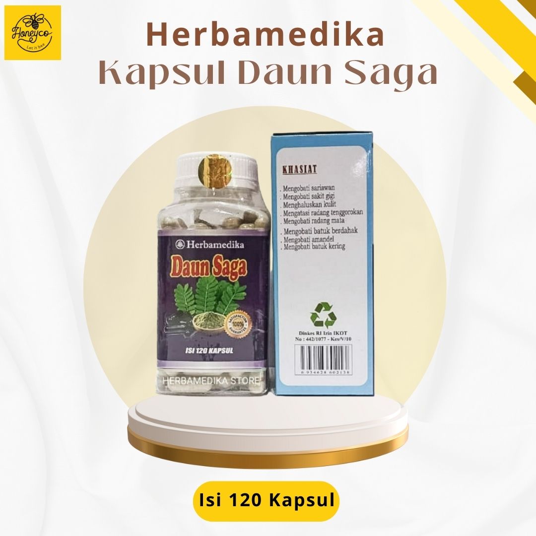 Daun Saga Herbamedika Isi Kapsul Daun Saga Segar Asli Daun Saga