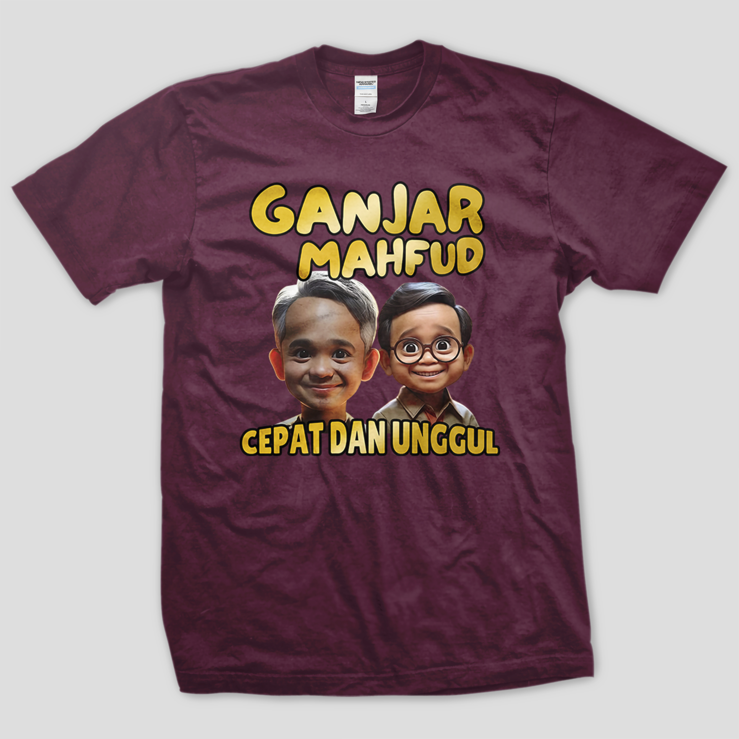 Kaos Gama Ganjar Mahfud Capres Baju Tpn Ganjar Pranowo Sat Set Tas