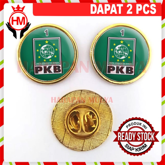 Pin Partai PKB Lencana Pin Logo Partai PKB Pin Partai Kebangkitan