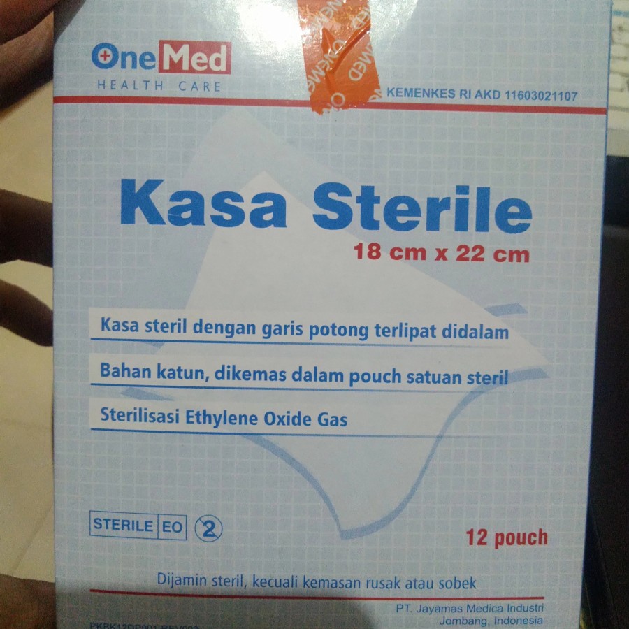 Kasa Sterile Kassa Steril 18x22 Cm Isi 12 Pouch Per Box Lazada Indonesia