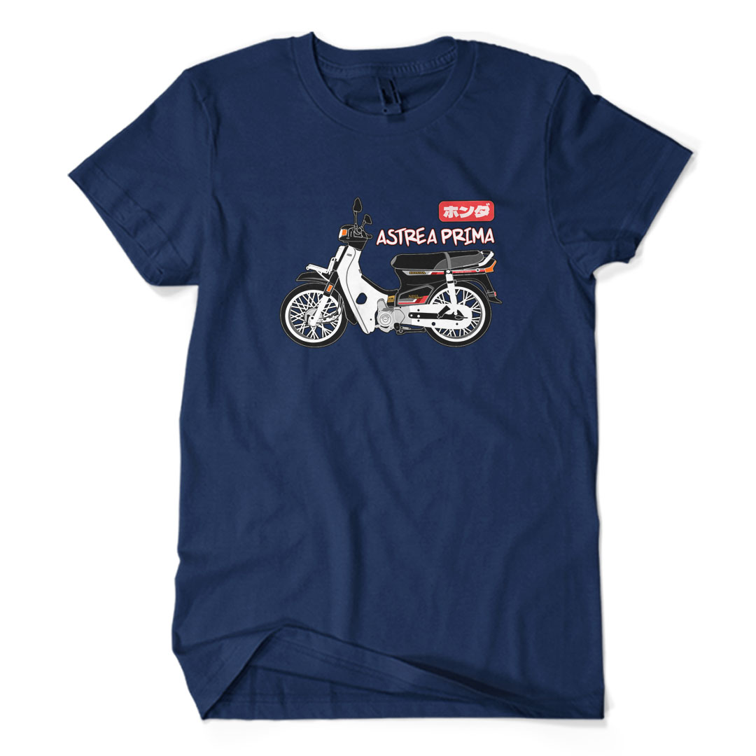 Kaos Distro Premium Honda Astrea Prima Baju Hobi Otomotif Motor