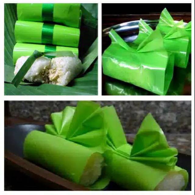 Plastik Lemper Bungkus Lemper Hijau Isi 100pcs Lazada Indonesia