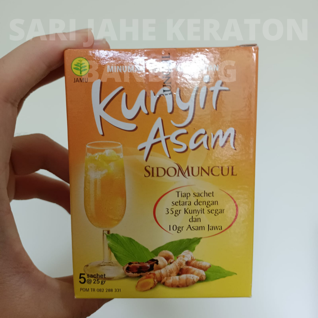 Kunyit Asam Sido Muncul Isi Sachet Melancarkan Haid Lazada Indonesia