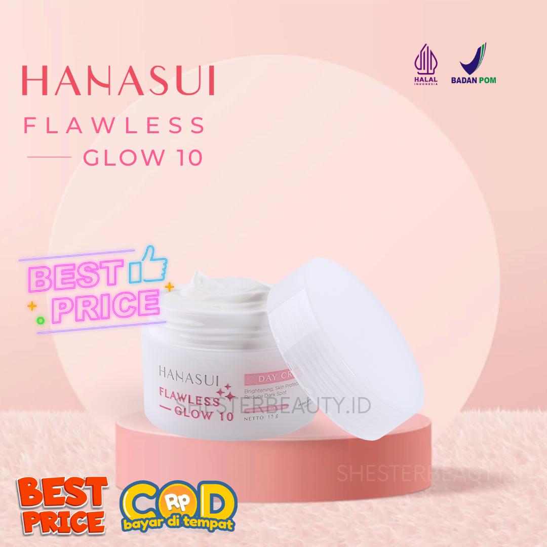 Hanasui Flawless Glow Day Cream Krim Cream Perawatan Wajah Hanasui