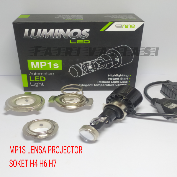 Luminos Lampu Projektor Mini Led Mp S Hi Low Soket H H H Intuk Motor