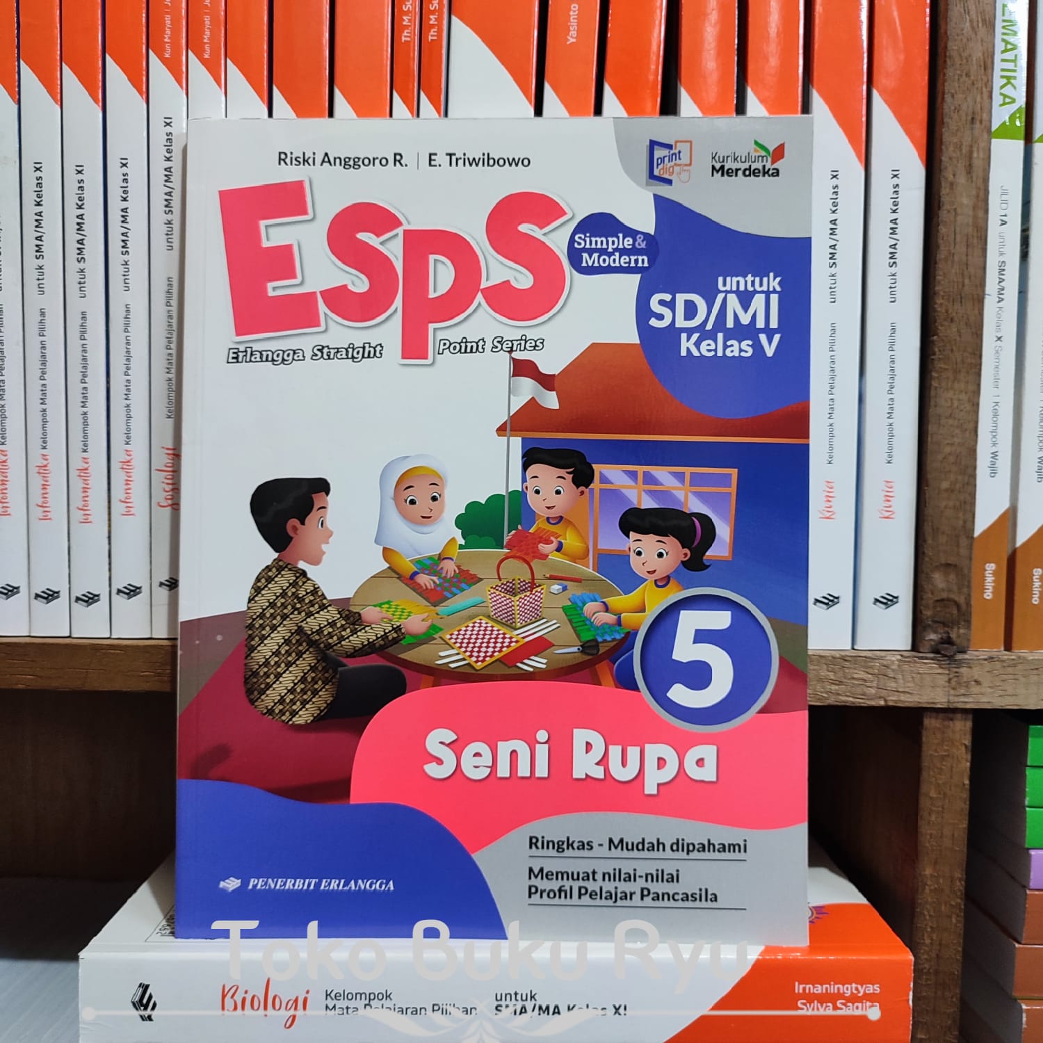 Buku Esps Seni Rupa Kelas Sd Kurikulum Merdeka Erlangga Lazada