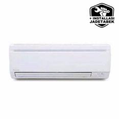 Daikin FTV15AXV14 + Pasang (Pipa&Kabel 2m, Duct Tape, Bracket) AC Split 1/2 PK Standard Malaysia - Putih