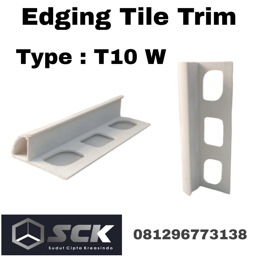 Corner Bead Edging Tile Trim SCK T10 W Kuku Macan Sudutan Keramik