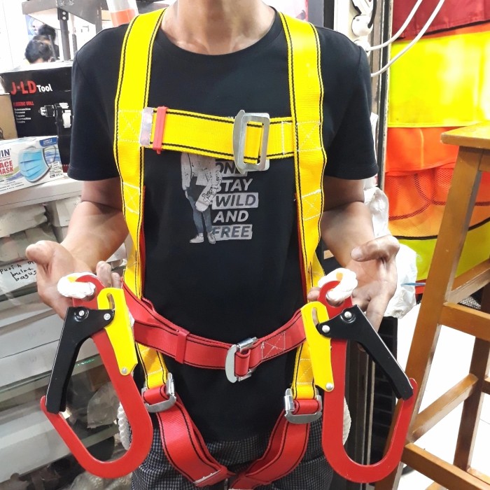 Full Body Harness Double Big Hook I Safe SNI Lazada Indonesia