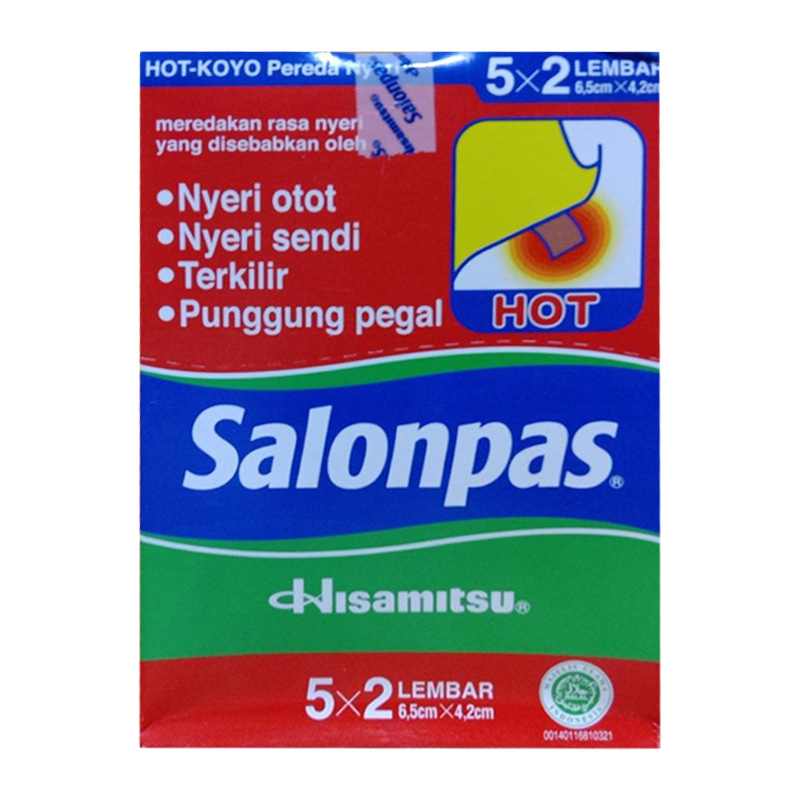 Salonpas Koyo Hot Sachet Isi X Lembar Koyo Pereda Nyeri Otot