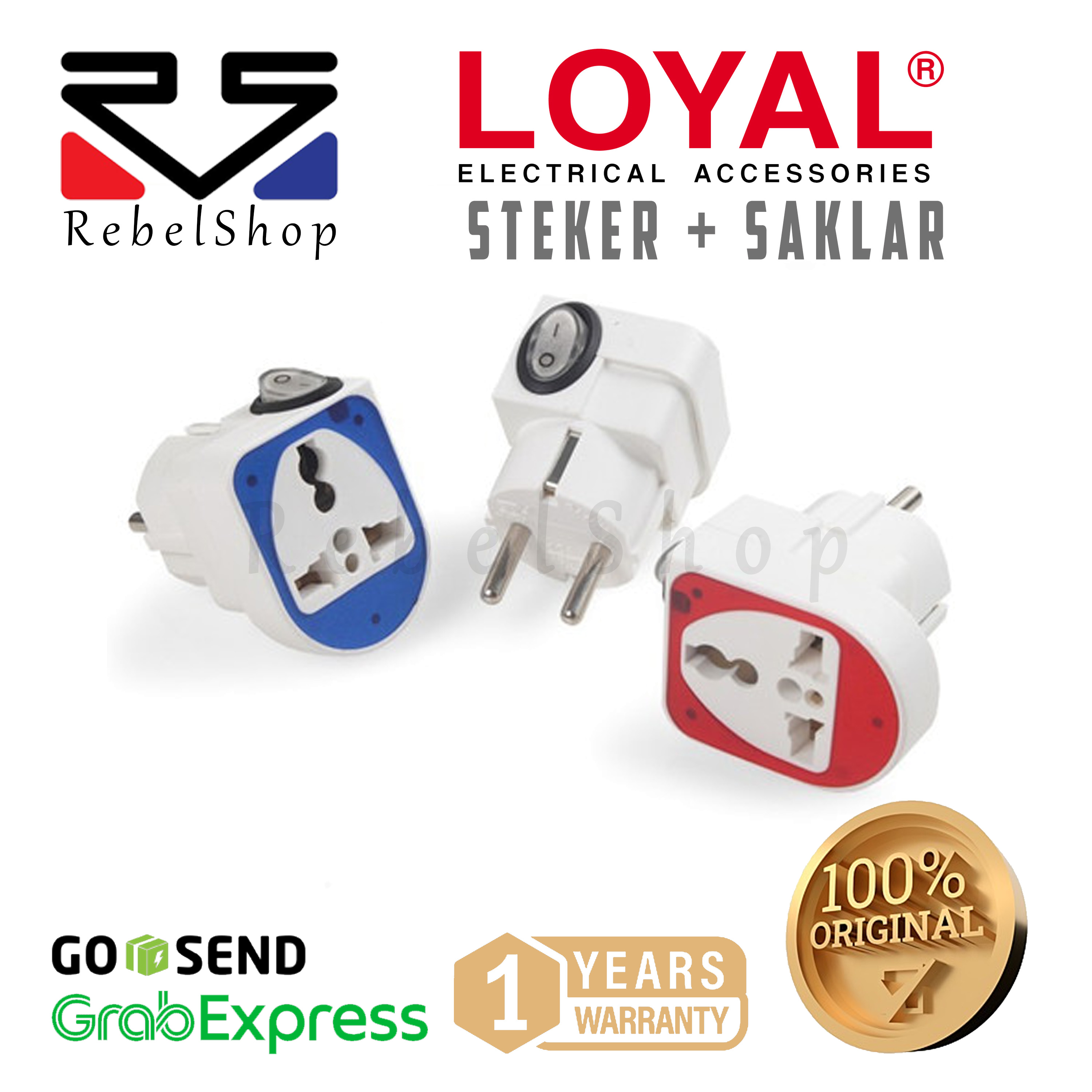 Loyal Steker Arde Universal Over Steker Saklar Listrik LY 922SK