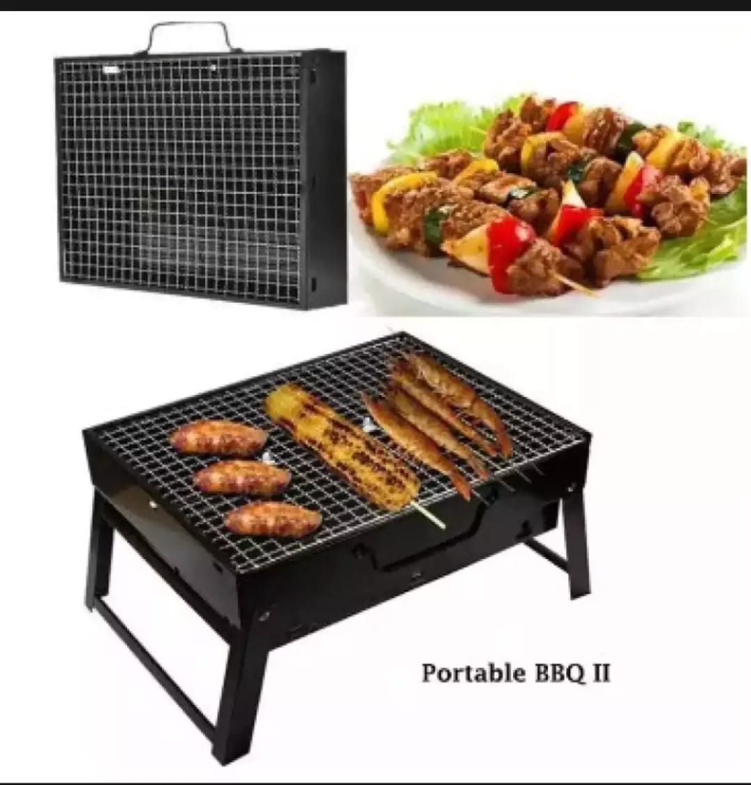 Alat Pemanggang Barbeque Grill Portable BBQ Portable Lipat Multi