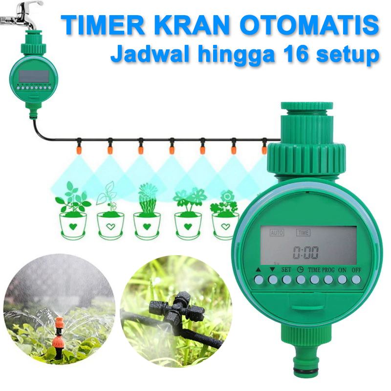 Timer Kran Air Otomatis Digital Water Timer Air Kran Pengatur Air