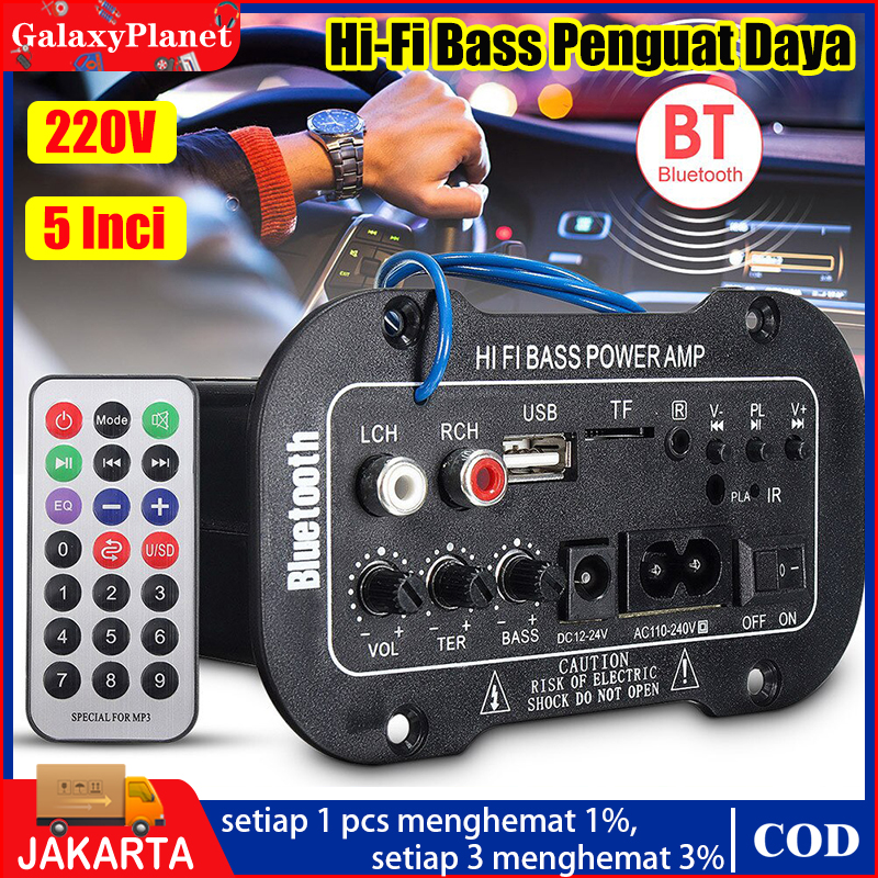 Dalam Stok Dikirim Dari Jakarta Inci Mobil Hifi Bluetooth Bass