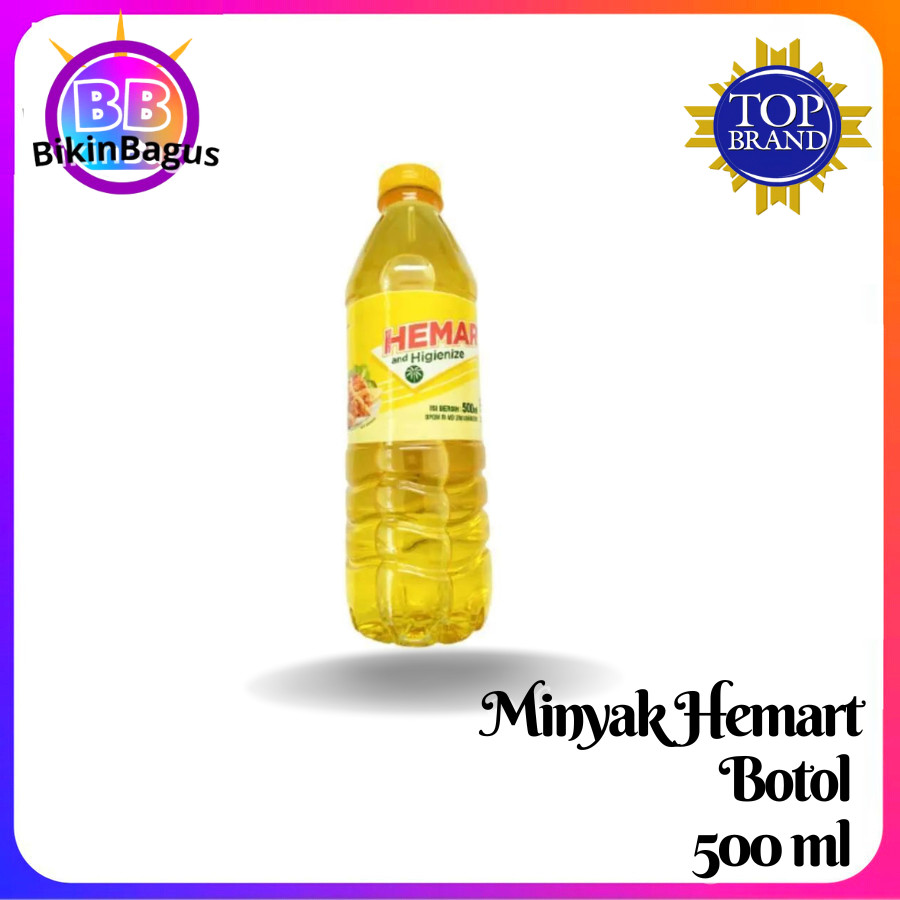 Minyak Goreng Bening Kemasan Botol Minyak Goreng Hemart Ml Exp Lama