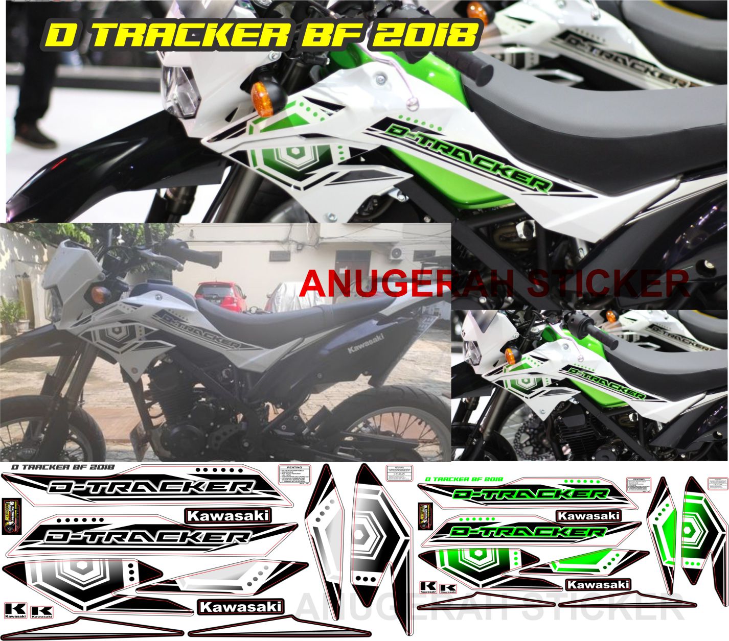 Sticker Striping D Tracker Dtracker Bf Lazada Indonesia