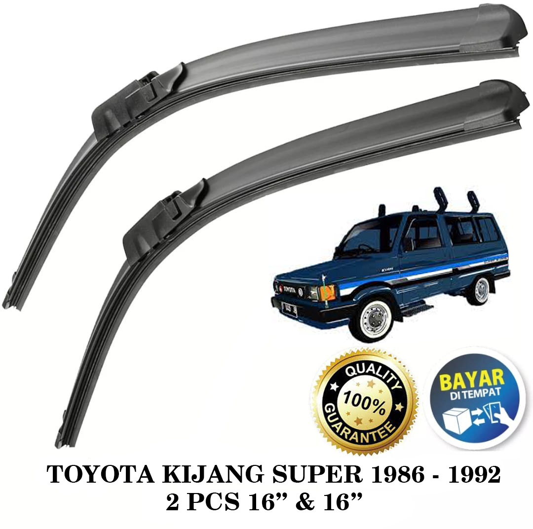 Wiper Frameless Full Karet Anti Baret Toyota Kijang Grand Extra Kijang