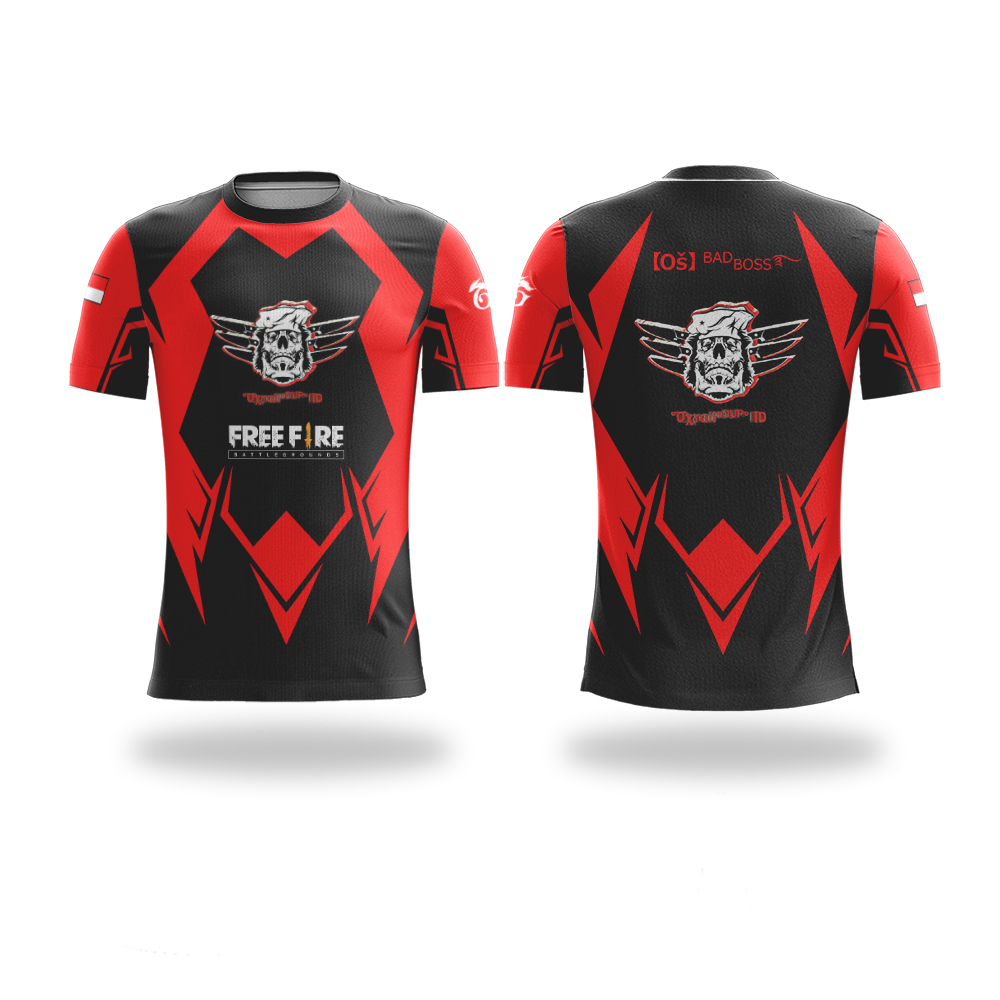 Kaos Baju Jersey Gaming Esport Free Fire Ff Mobile Legend Ml Pubg