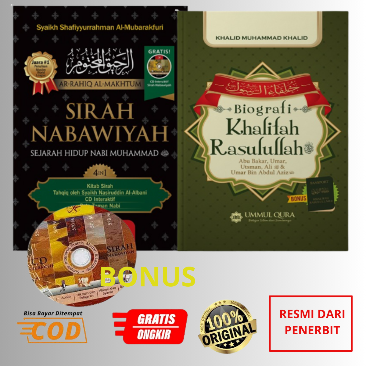 Buku Paket Sirah Nabawiyah Biografi Khalifah Rasulullah Lazada