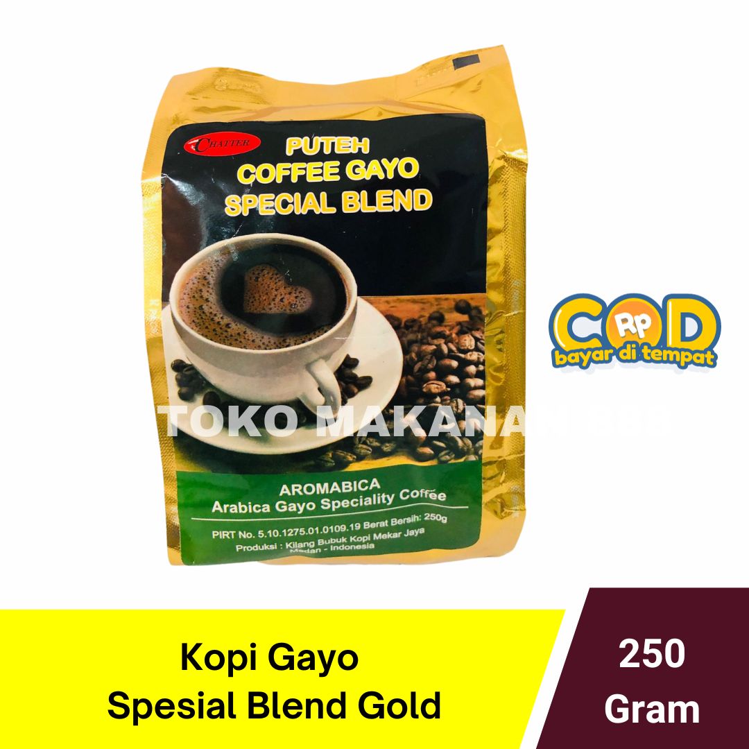 Kopi Gayo Halus Premium Coffee Special Blend Premium Gold 250 Gr