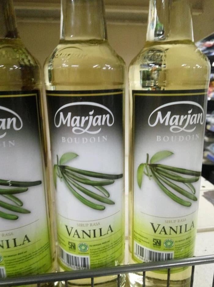 sirup Marjan BOUDION 460ml rasa VANILA TERLARIS
